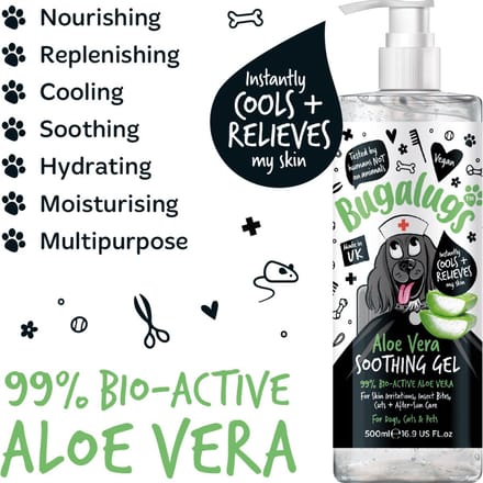 Bugalugs Aloe Vera Soothing Gel 500ml