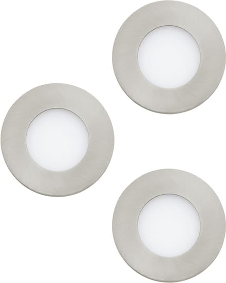 EGLO Fueva 1 Inbouwspot - LED - 8.5 cm - Nikkelmat