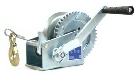 GEKO Handlier - 450 kg - 5 m staalkabel - Handrem - Verstelbare bevestiging