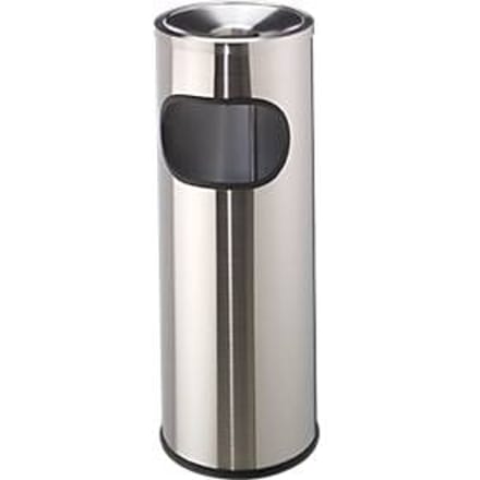 Staande asbak, roestvrij staal, ø 230 x H 610 mm