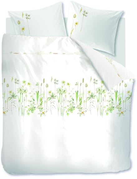 Marjolein Bastin amaryllis dekbedovertrek - Eenpersoons - 140 x 200/220 cm - Wit