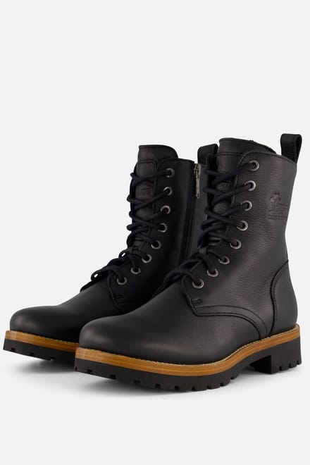 Panama Jack Frisia B14 Dames Veterboots - Zwart - 37