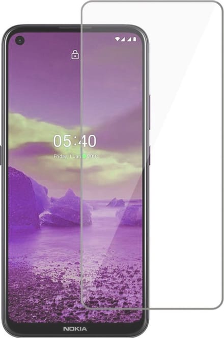 Geschikt voor Nokia 5.4 Screenprotector - Screenprotector geschikt voor Nokia 5.4 Beschermglas - 1 Stuks