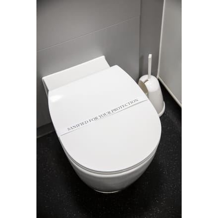 Sanified For Your Protection Stickers (250 Stuks) - Gastronoble CG862