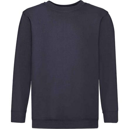Fruit of the Loom Kids / Kinderen Klassieke Drop Schouder Sweatshirt (Deep Navy)