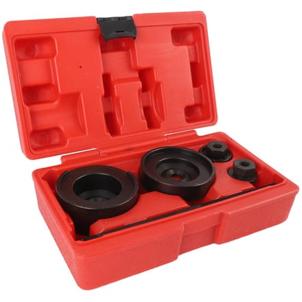 Kit d'outils de retrait et d'installation de bagues de suspension arrière avec boîte de rangement Structure métallique solide pour véhicule black