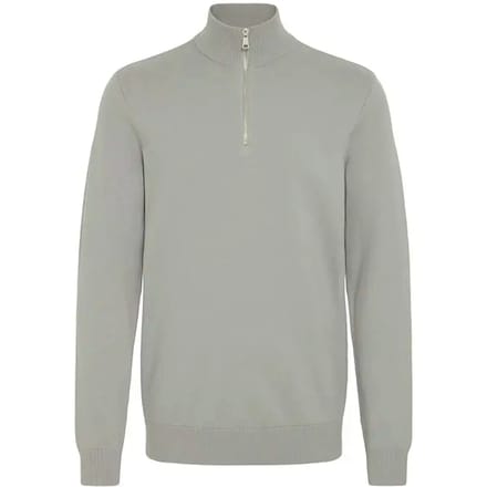 Pull met 1/2 ritssluiting van katoen en nylon Blend Bryan