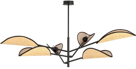 VENE 6 BLACK/RATTAN