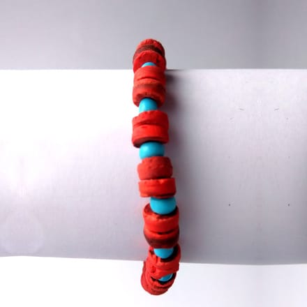 CocoReef Armband - oranje/blauw - set van 3