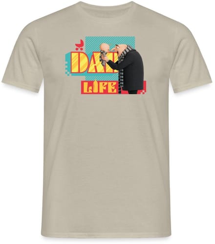 Minions Dad Life Gru En Gru Junior T-Shirt Heren