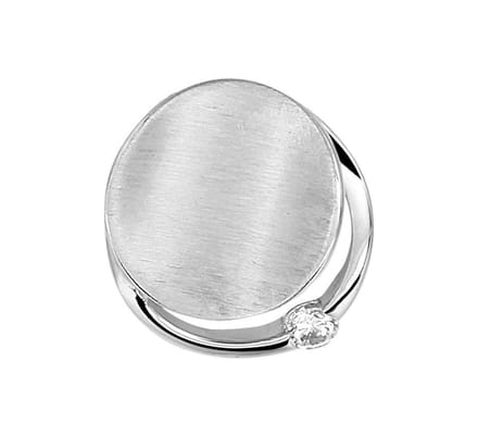 Zilveren Hanger zirkonia poli-mat - 1332654