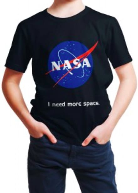 Nasa t-shirt Maat 110/116 - 5/6 jaar