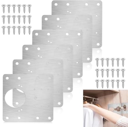 Solidchoice - Set van 6 Hinge Repair Platen voor Meubels