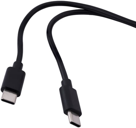 USB-C naar USB-C Kabel 1 Meter – Zwart – Oplaadkabel en Datakabel – Geschikt voor Laptop en Smartphone