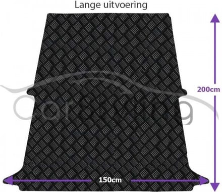 Laadvloermat Renault Kangoo verlengde uitvoering 2008-heden