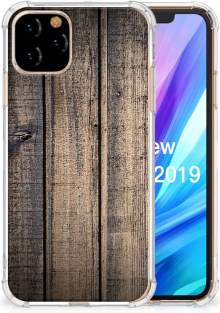 Apple iPhone 11 Pro Stevig Telefoonhoesje Steigerhout
