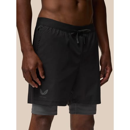 Heren Flow Shorts 2-in-1 - Zwart