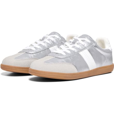 ENKEL Amber Polyester Dames Zilveren Sneakers