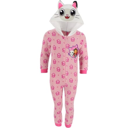 Gabby's Dollhouse Onesie - Maat 122/128 - Polyester - Pyjama - Roze