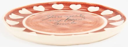 Sissy-Boy - Roze ontbijtbord met hartjes