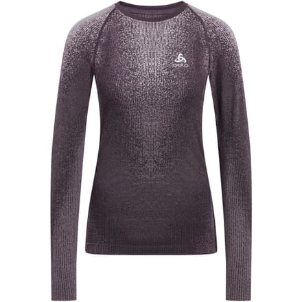 Odlo - Blackcomb Warm - Thermoshirt - Paars Dames - Maat XL