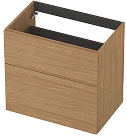 INK - Onderkast 2L A-sym Decor Tbv Grepen - 700x450x650 Mm - Blank Eiken
