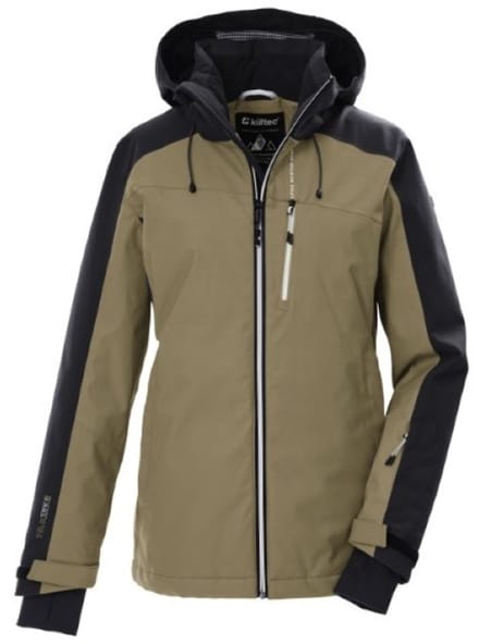 Killtec ski jas dames - 42630 - taupe/zwart - dames ski jas - maat 36