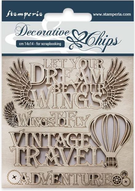 Stamperia Decorative Chips Adventure (SCB32)