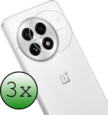 Camera Lens Protector - 3 Stuks Geschikt voor OnePlus 13 - Camera Screenprotector Beschermglas - Gehard Glas - Tempered Glass - Screen Protector