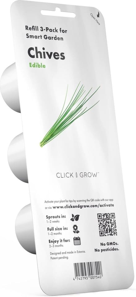 Click & Grow Slimme Tuin Navulling 3-pack - Bieslook