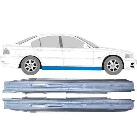 Volledige dorpel voor BMW 3 E46 1998-2006 / Links + Rechts / Set