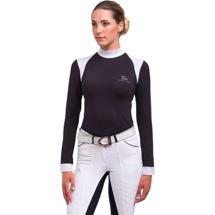 Technische Concours Polo Lange Mouwen Dames Cavalliera Black Jack