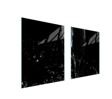 TMK ArtDeko - Wijn Kleur - Glazen Kookplaat Bescherming - 85x52 cm