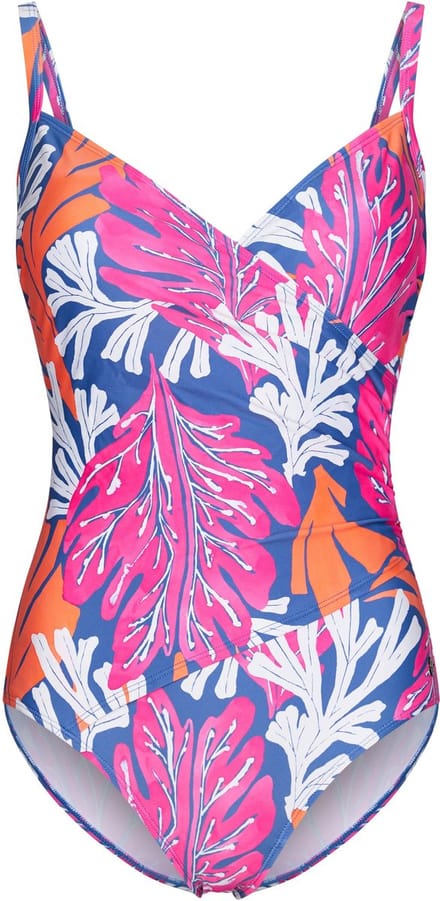 Dames Badpak Pastunette - Coral Flower - Corrigerend - Maat 38