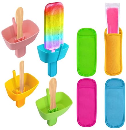 NTHProducts - Popsicle Holder - Dripvrije IJsjeshouder - Multicolour - Neopreen