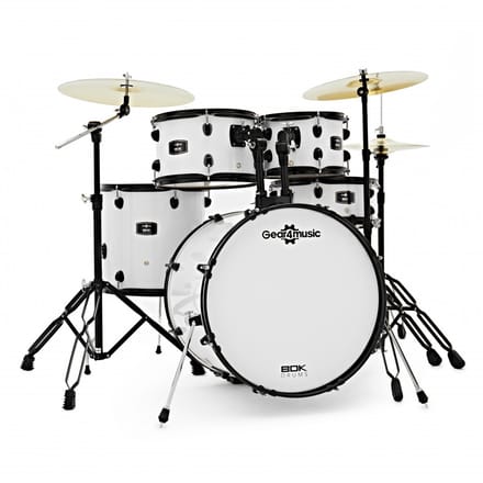BDK-20 Expanded Fusion Drumstel van Gear4music, Wit