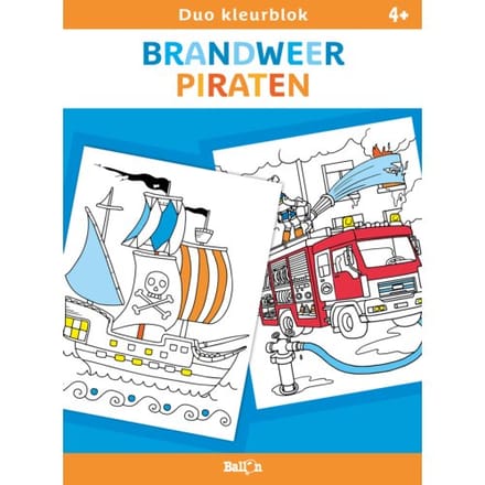 Brandweer En Piraten - Duo Kleurblokken