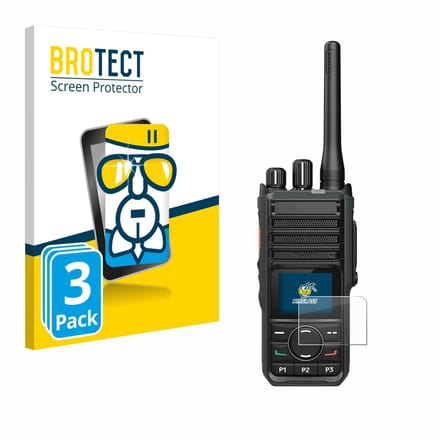 Screenprotector 3 Stuks voor Hytera HP565 Beschermglas transparant