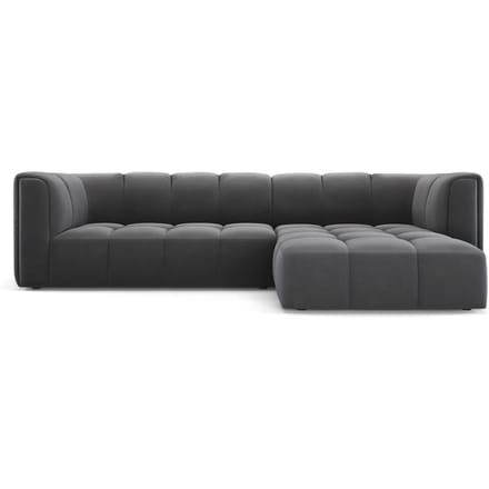 Hoekbank Francesca velvet rechts 3-zits | Milo Casa