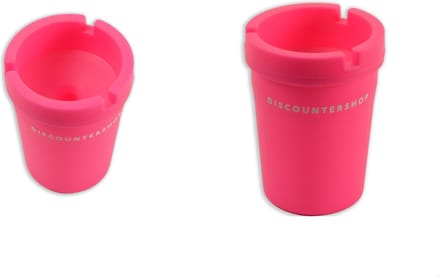 2 stuks Bekerhouder Autoasbak voor in de auto - Autoasbak - auto accessoires - Roze
