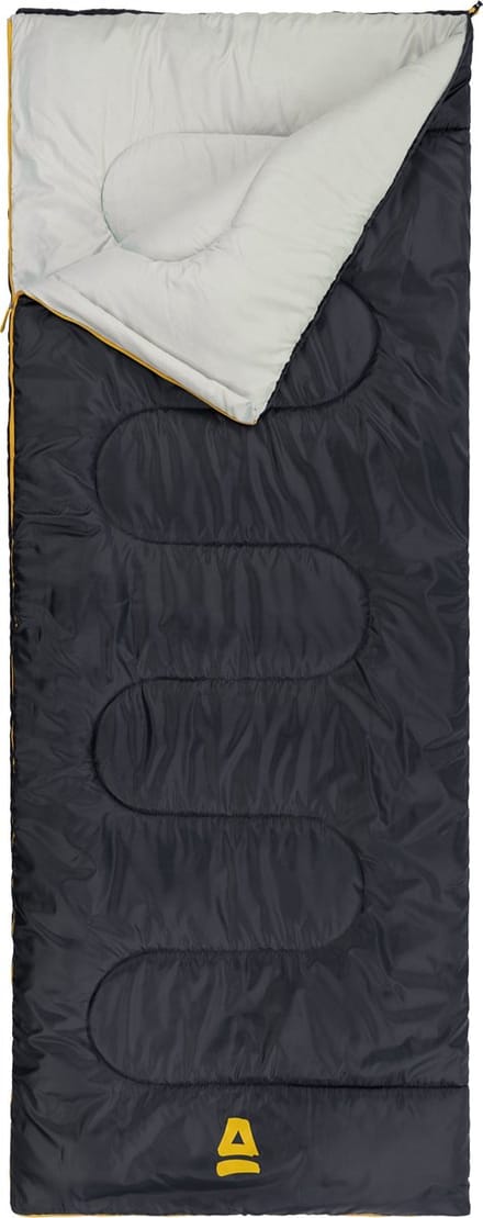 Abbey Camp Slaapzak Ripstop - Dekenmodel - Grijs - 210x82 cm - Koppelbaar