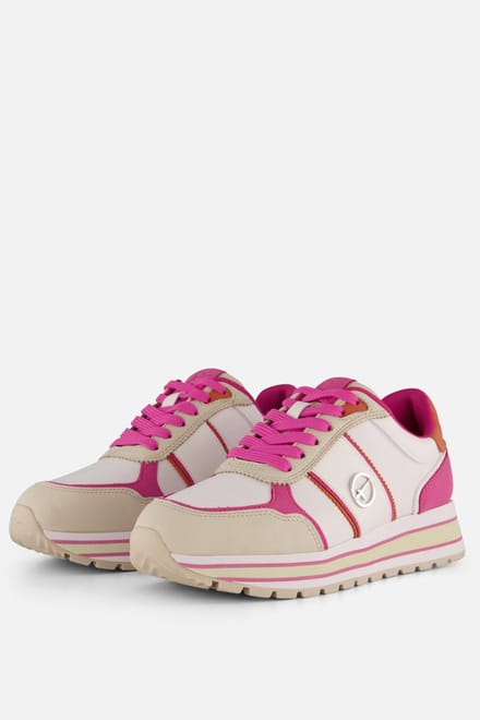 Tamaris Essential Sneakers roze Textiel - Dames