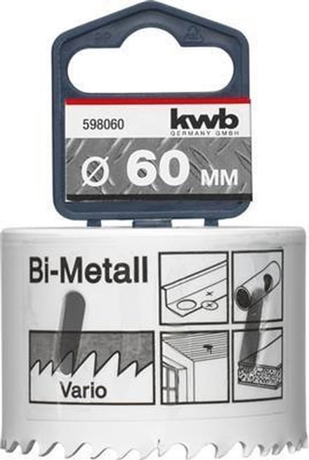 KWB Gatenzaag HSS Bi-metaal 598-060 - Ø 60 mm