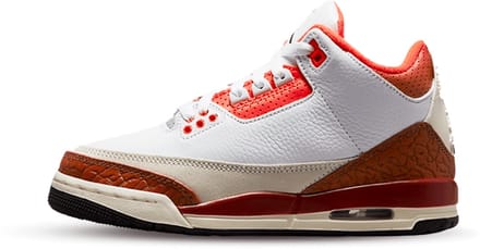 Air Jordan 3 SE Dunk on Mars (GS) - maat EU38 - DV7028-108 - wit - oranje - sneakers
