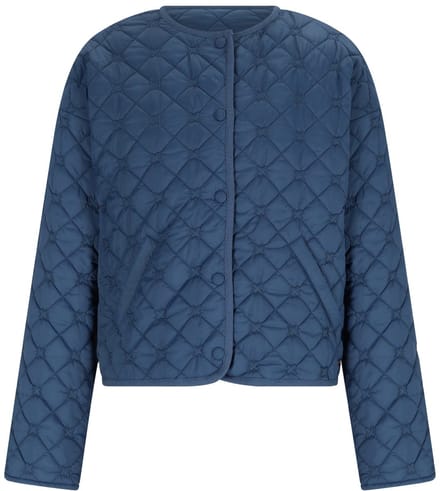 NoBell' - Dimo Quilted Button Jacket - Ensign Blue - Maat 122-128