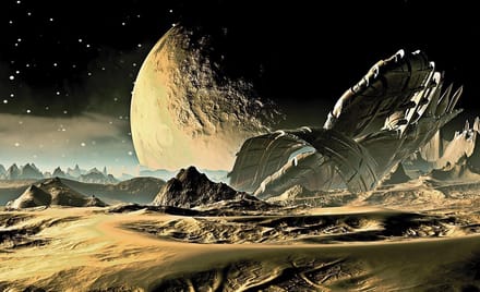 Space Planet Photo Wallcovering