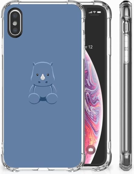 Apple iPhone X | Xs Stevig Bumper Hoesje Baby Rhino