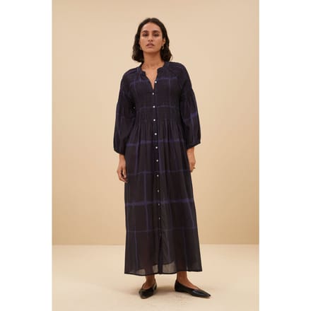 By-Bar Loulou Square Dress Square Print Größe: S | Maxikleider Outlet | Damen