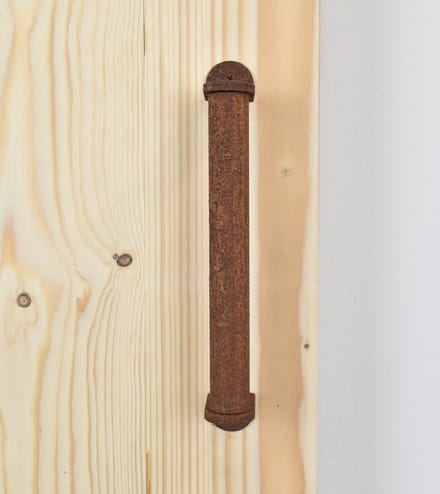 Barnwoodweb deurgreep Boston roest 32x254 mm