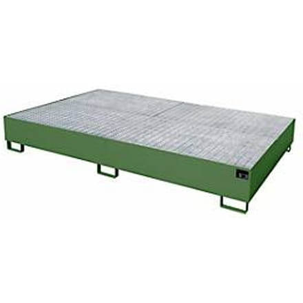 Lekbak AW 1000-10/2, groen RAL 6011